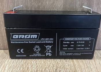 Akumulator GROM AGM 6V 1.2Ah
