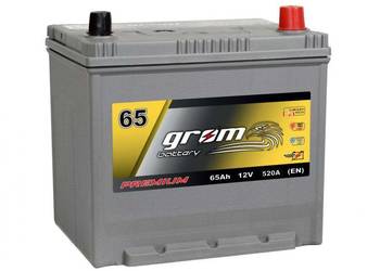 Akumulator GROM Premium 65Ah 520A EN Japan Prawy Plus DTR