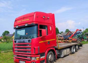 Scania pomoc drogowa laweta