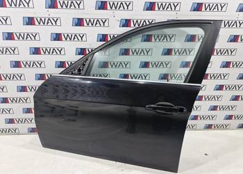BMW E90 E91 DRZWI LEWY PRZÓD 668 SCHWARZ  