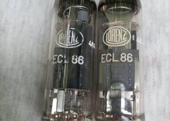 Lorenz ECL 86 lampy elektronowe dobrana para