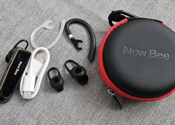 Bezprzewodowy zestaw słuchawkowy Bluetooth New Bee