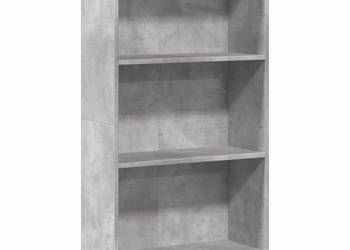 Regał szarość betonu 60x24x109 cm materiał drewnopochodny WM-857806
