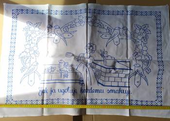 376. CHUSTA Kilim ludowy do powieszenia RETRO Stylówka 5