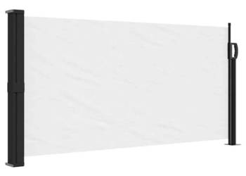 Zwijana markiza boczna biała 100x500 cm WM-4004391