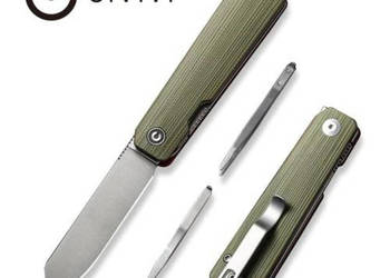 Nóż składany Civivi Sendy Green/Red G10, Satin Nitro-V by Ben Petersen (C2…