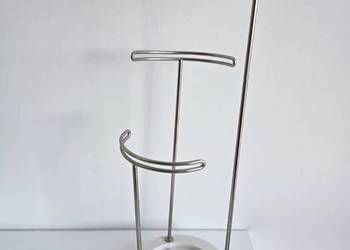 Stojak organizer na biżuterię srebrny marmurowy Umbra