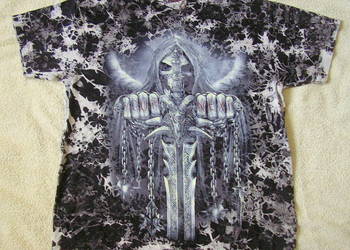 Koszulka z czaszką ŚWIECI W NOCY rock metal emo goth alternative T-Shirt
