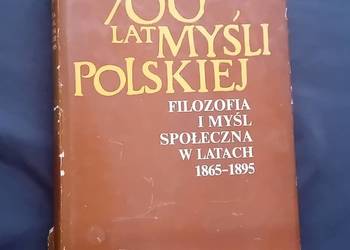 700 lat myśli polskiej. Filozofia i myśl społeczna w latach 1865-1895. Cz.1
