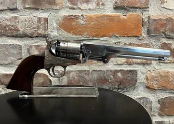 Pietta 1851 Colt Navy Yank Old Silver Steel .44