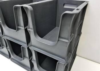 Pojemnik Kuweta Skrzynka Kosz Box Magazyn Warsztat Garaż Regał Plastikowy.