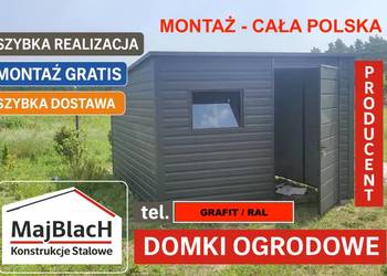 A73-Mała Altanka GARAŻ BLASZANY |Domek do Ogrodu | SCHOWEK  – Maj-Blach
