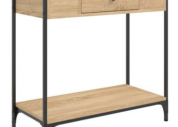 Stolik konsolowy dąb sonoma 75x345x75 cm WM-834166