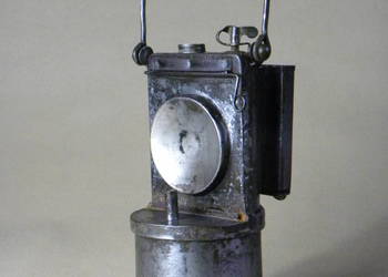 Stara niemiecka lampa karbidowa Friemann & Wolf - zabytek