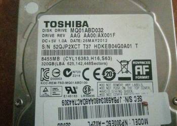 Dysk HDD Toshiba 320gb/5400rpm