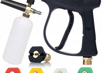 Zestaw do Myjki Ciśnieniowej | Pistolet 4350 PSI, 5 Dysz, Pianownica 1L