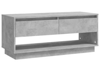 Szafka pod TV szarość betonu 102x41x44 cm WM-809489