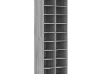 Stojak na buty szary dąb sonoma 54x34x183 cm WM-815301