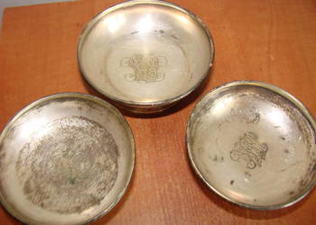 mała miseczka z monogramem, plater