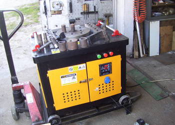 Giętarka do prętów rur itp., walcarka, zaginarka, tokarka, wiertarka