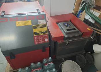 Piec Defro 20kW z podajnikiem na ekogroszek i drewno