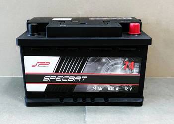 Akumulator Specbat 12v 74Ah/670A Włocławek ul. Kaliska 61