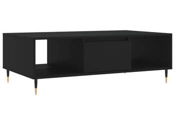 Stolik kawowy czarny 104x60x35 cm materiał drewnopochodny WM-827077