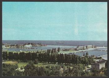 GDYNIA - PORT - WIDOK OGÓLNY - 1967 - BEZ OBIEGU GDYNIA - PORT - WIDOK OGÓLNY - 1967 - BEZ OBIEGU