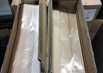 Torebki szare z okienkiem 340x105