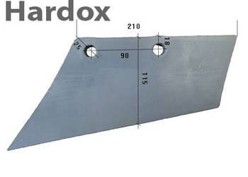 Lemiesz przedpłużka HARDOX 15002001/L części do pługa STEENO