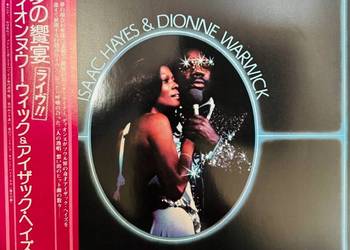 Isaac Hayes & Dionne Warwick A Man And A Woman NM/NM Japan Obi 2 LP 1977