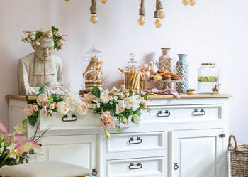 Rustykalna komoda drewniana woskowana COM 19