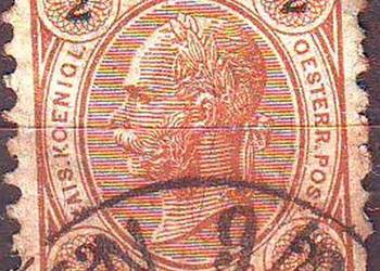 Zn. Austria Mi 51, 3, 4  kas 1890 Zn. Austria Mi 51, 3, 4  kas 1890