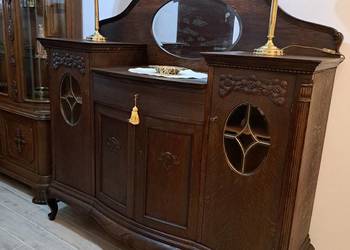 Piękna komoda ludwikowska z lustrem