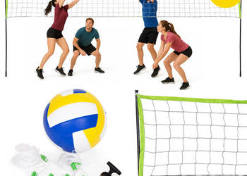 Siatka do siatkówki badmintona 600x240 cm składana wytrzymała MultiGarden