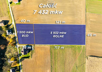 Piękna, szeroka działka w okolicach Ojcowa