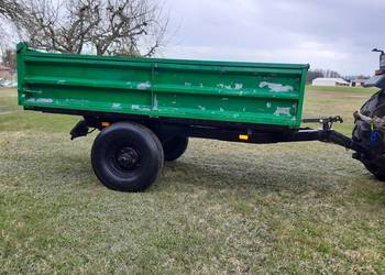 Przyczepa jednoosiowa, wywrotka Rumunka, stan BDB, do Zetor , Ursus, inne