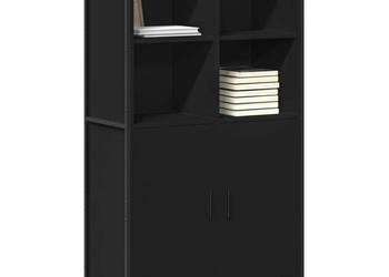 Wysoka szafka czarna 795x355x1375 cm WM-3295307