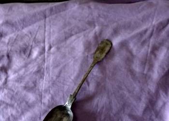 Srebrna łyżka rok 1899 zabór pruski