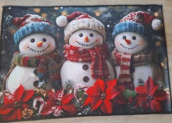 Wycieczka mata dywanik świąteczny na buty łapcie Nowa