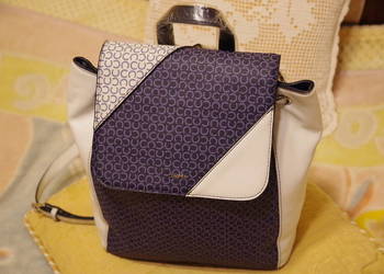 Plecaczek nowy dwukolorowy z tworzywa