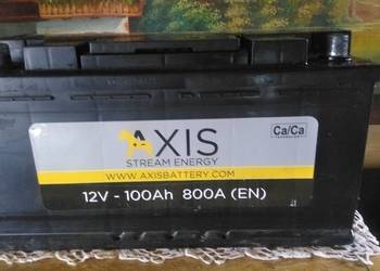 Akumulator AXIS 100Ah 800A – stan bardzo dobry, pół roku użytkowania