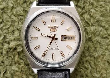 Zegarek Seiko 5 automatic, nr ref. 7009-876A, marzec 1989 - vintage.