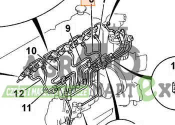 02/802022, 1154158480 PRZEWÓD PALIWOWY NO2 ISUZU JCB