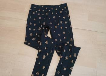 Legginsy getry leginsy Destination - czarne lekko ocieplane gwiazdki