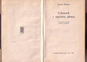 (8091) CZŁOWIEK Z OGOLONĄ GŁOWĄ- JOHAN DAISNE