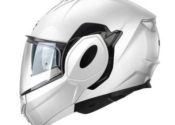 KASK SZCZĘKOWY MODUŁOWY (FLIP-BACK) Z BLENDĄ BIAŁY S/M/L/XL