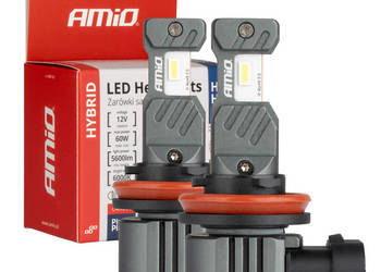 ŻARÓWKI LED AMIO H8 H9 H11 HYBRID CANBUS