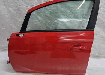 OPEL CORSA E DRZWI LEWY LEWE PRZÓD KOMPLETNE Z547