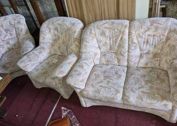 Komplet wypoczynkowy fotel sofa dwuosobowa 1+1+2 !! z Niemiec